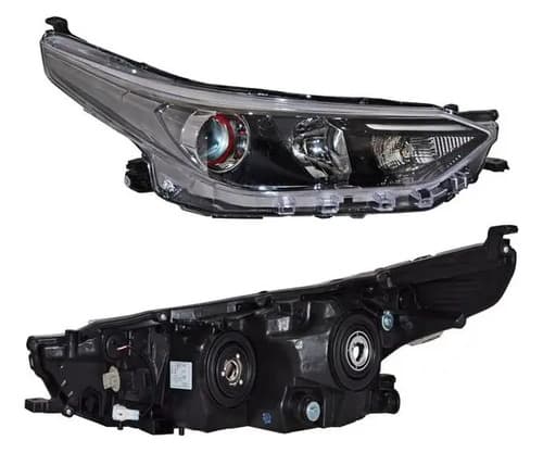 Faro Toyota Yaris 2018-2020 Con Lupa Derecho