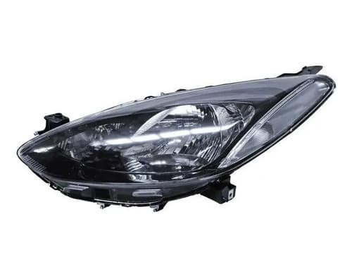Faro Mazda 2 2012-2015/ Usa 2011-2014 Fondo Negro Sin Motor Izquierdo