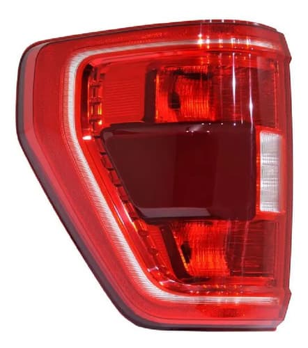 Calavera Ford F-150/Lobo 2021-2023 Roja Para Sensor Sin Arnes Izquierda