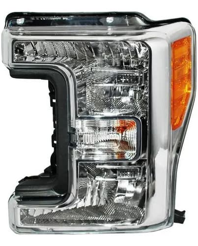 Faro Ford Super Duty 2017-2019 Reflejante Ambar Claro Izquierdo