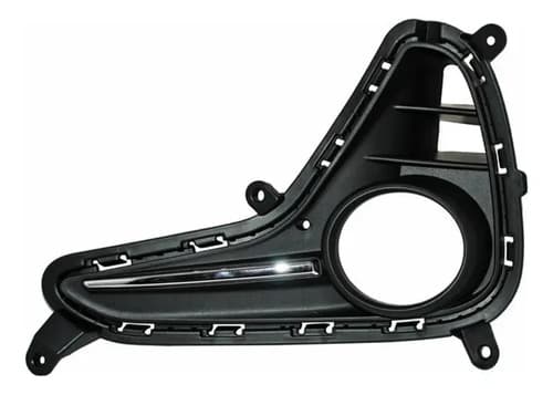 Parrilla Para Hyundai Grand I10 2018-2020 hatchback Para Faro Niebla Con Moldura Izquierda