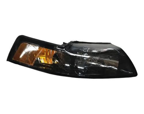 Faro Ford Mustang 1999-2004 Fondo Negro Derecho