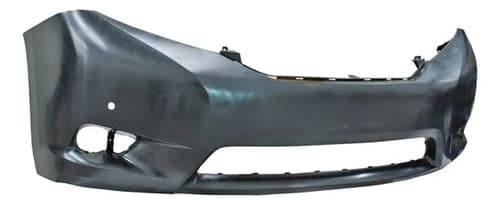 Facia DELANTERA CON HOYO PARA SENSOR TOYOTA SIENNA 2011-2017