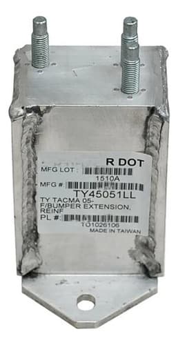 Brazo Defensa Delantera Toyota Tacoma 2005-2015 Exterior Aluminio Izquierdo