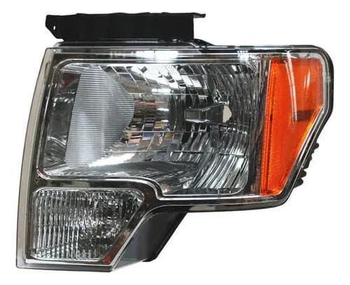 Faro Ford Lobo 2009-2014 Fondo Cromado Izquierdo