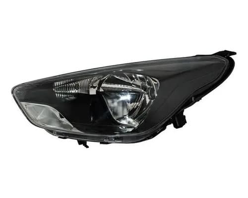Faro Ford Figo 2016-2018 Fondo Negro Con Motor Izquierdo