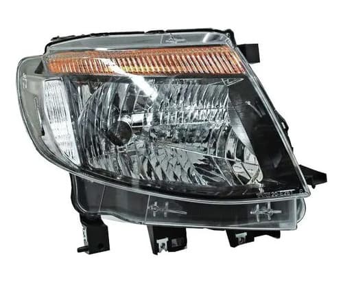 Faro Ford Ranger 2013-2016 Fondo Negro Derecho