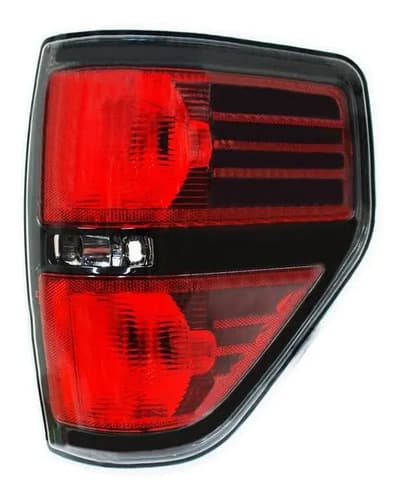 Calavera Ford F-150/Lobo 2009-2014 Filo Negro Sin Arnes Derecha