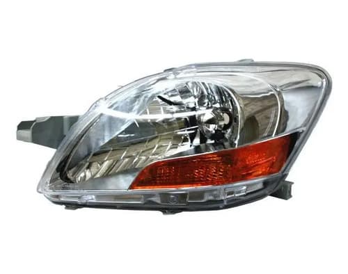 Faro Toyota Yaris 2006-2015 Sedan Fondo Cromado Izquierdo