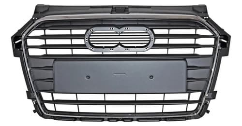 Parrilla Audi A1 2016-2018 Con Moldura Cromada