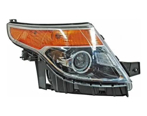 Faro Ford Explorer 2011-2015 Filo Cromado Derecho