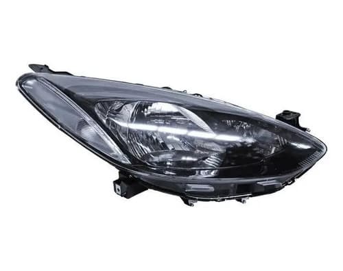 Faro Mazda 2 2012-2015/ Usa 2011-2014 Fondo Negro Sin Motor Derecho