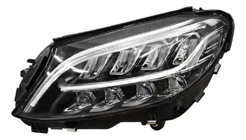 Faro Mercedes benz Clase C 2019-2021 Electrico Con Motor Leds Izquierdo