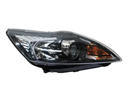 Faro Ford Focus 2009-2011 Fondo Negro Con Lupa Derecho