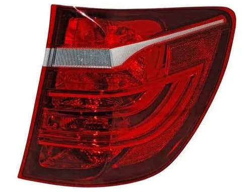 Calavera Bmw X3 2011-2017 Exterior Con Arnes Rojo/blanco Derecha