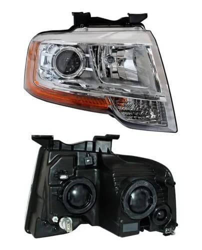 Faro Ford Expedition 2015-2017 Fondo Cromada Con Lupa Derecho