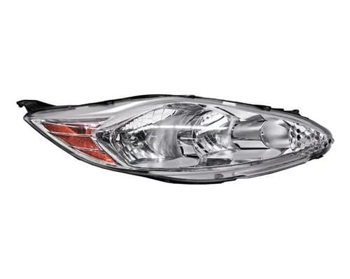 Faro Ford Fiesta 2011-2013 Fondo Cromado Derecho