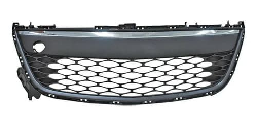 Parrilla Mazda Cx7 2010-2012 De Defensa Central Negra Filo Cromado