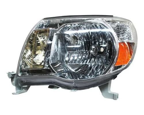 Faro Toyota Tacoma 2005-2008 Fondo Cromado Izquierdo