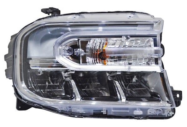 Faro Ford Maverick 2022-2024 Leds Con Luz De Dia Fondo Cromo Derecha