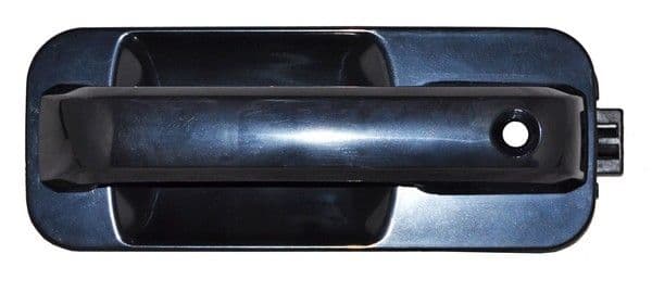 Manija Exterior Ford Lobo 2015-2020 Lisa Negra Sin Sensor Con Hoyo Para Llave Delantera Plastico Izquierda
