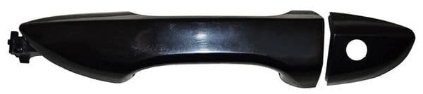 Manija Exterior Toyota Corolla 2014-2019 Delantera Negra Lisa Con Hoyo Para Llave Plastico Izquierda