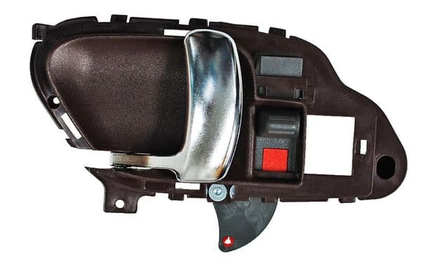 Manija Interior Chevrolet Cheyenne/Silverado/ Chevrolet Sububurban/Chevrolet Blazer/Gmc Yukon/Chevrolet Tahoe/Cadillac Escalade 1995-1998 Roja/ Cromo Plastico Izquierda