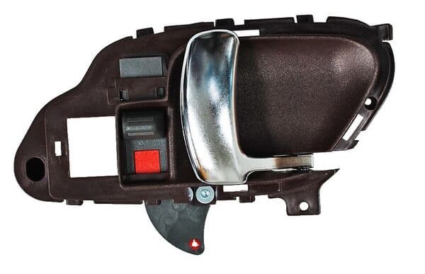 Manija Interior Chevrolet Cheyenne/Silverado/ Chevrolet Sububurban/Chevrolet Blazer/Gmc Yukon/Chevrolet Tahoe/Cadillac Escalade 1995-1998 Roja/ Cromo Plastico Derecha