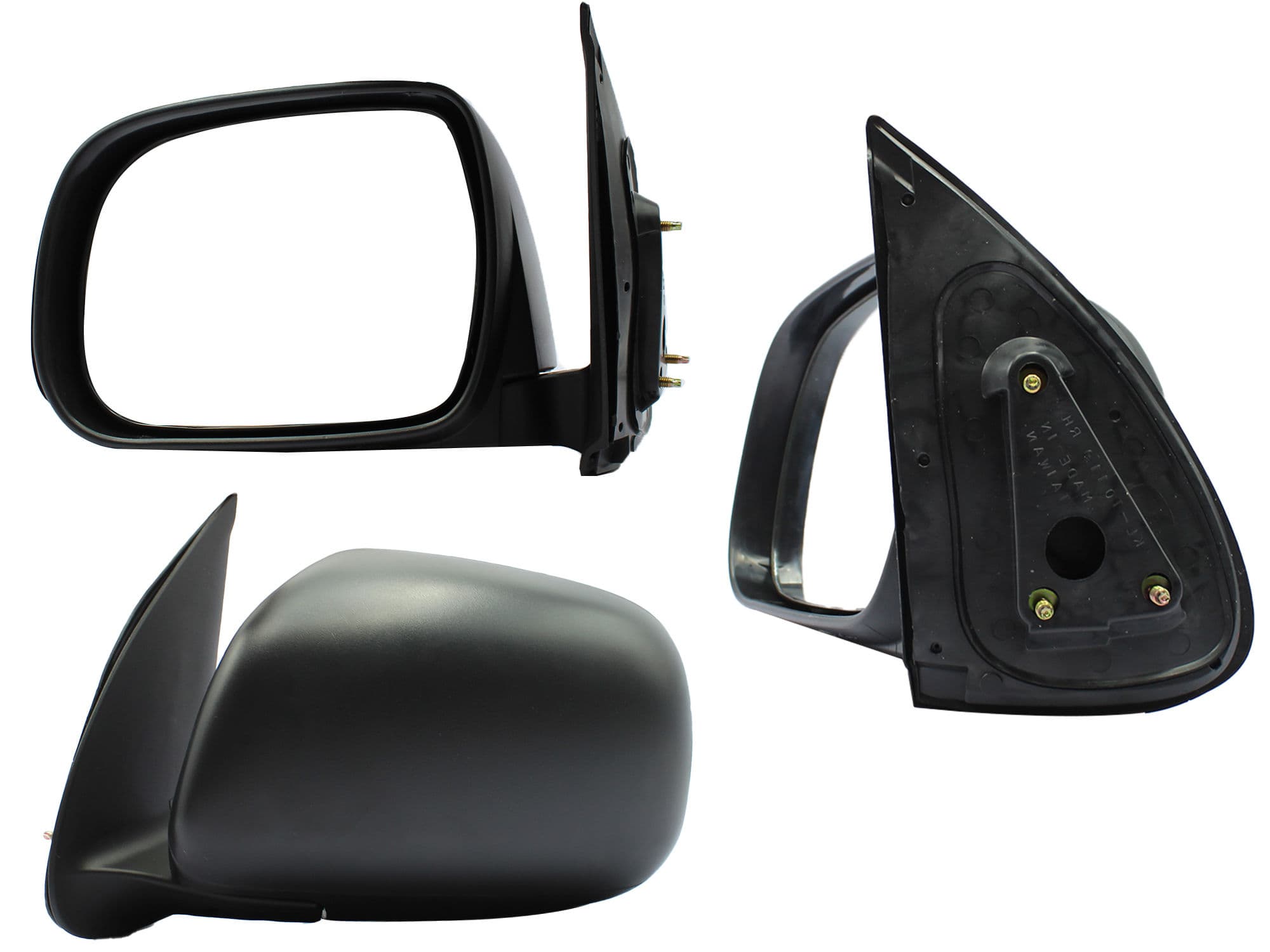 Espejo Izquierdo Toyota Hilux 2006-2011 Manual Sin Control Negro Poroso