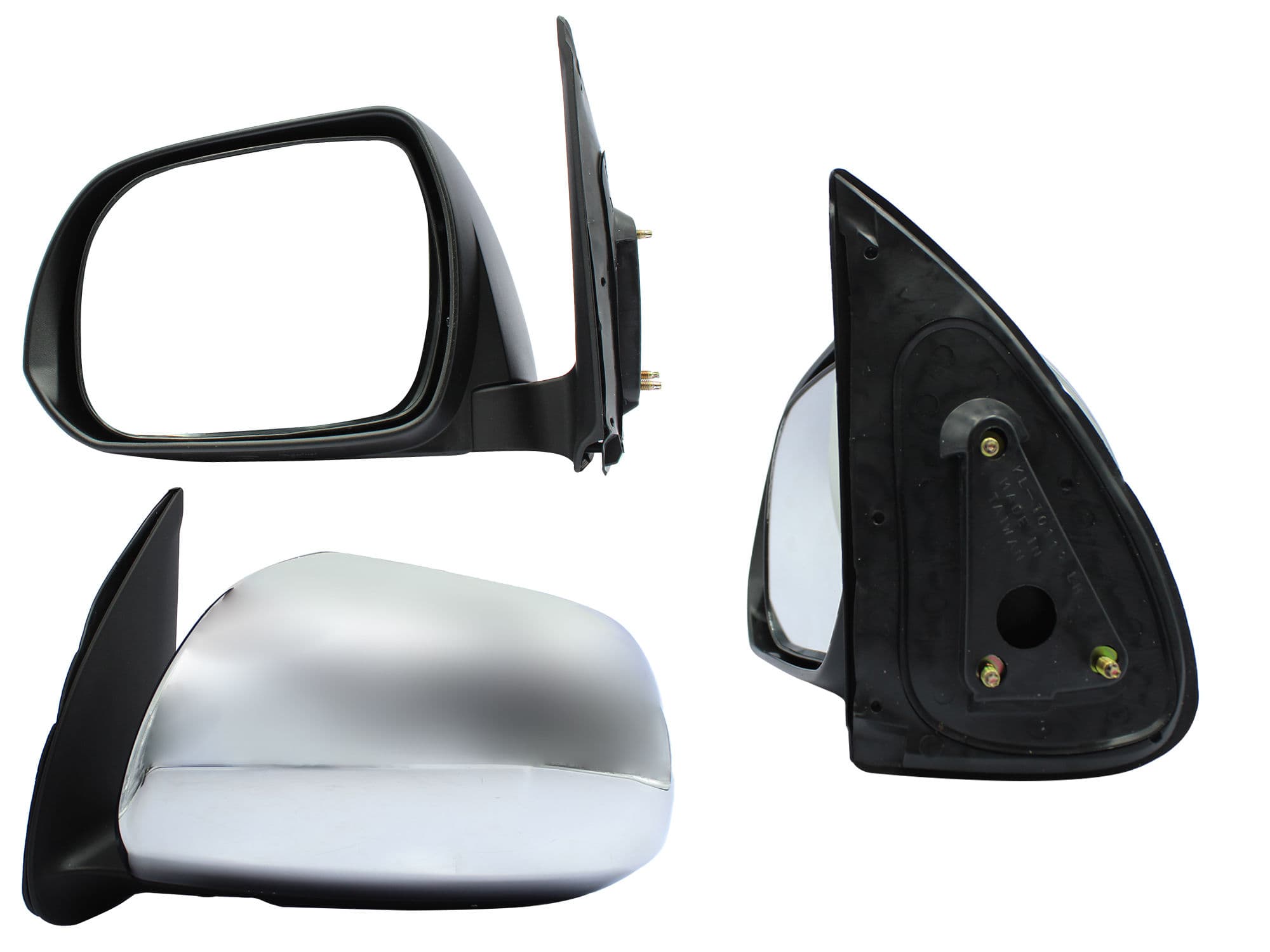 Espejo Izquierdo Toyota Hilux 2012-2015 Manual Cromado