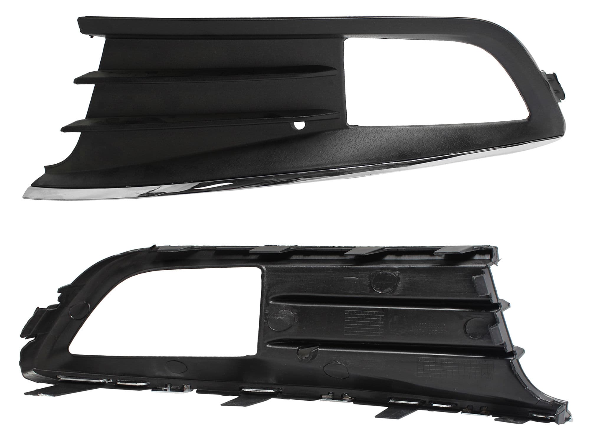Rejilla Izquierda Volkswagen GOL 4 y 5 Puertas 2013-2016 Con Hoyo Para Faro Con Filo Cromado