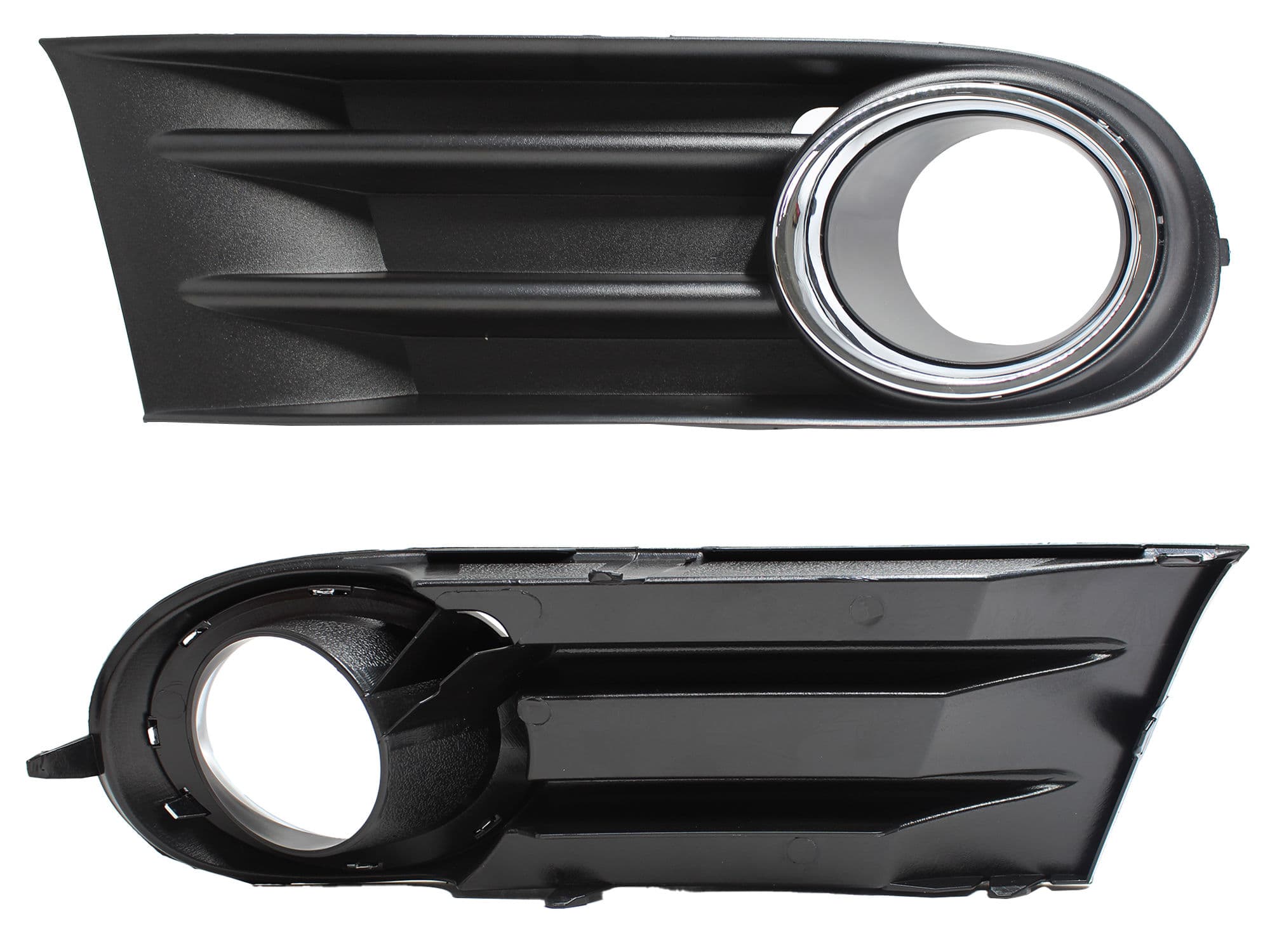 Rejilla Izquierda Volkswagen GOL 2008-2012 Con Hoyo Para Faro Con Aro Cromado