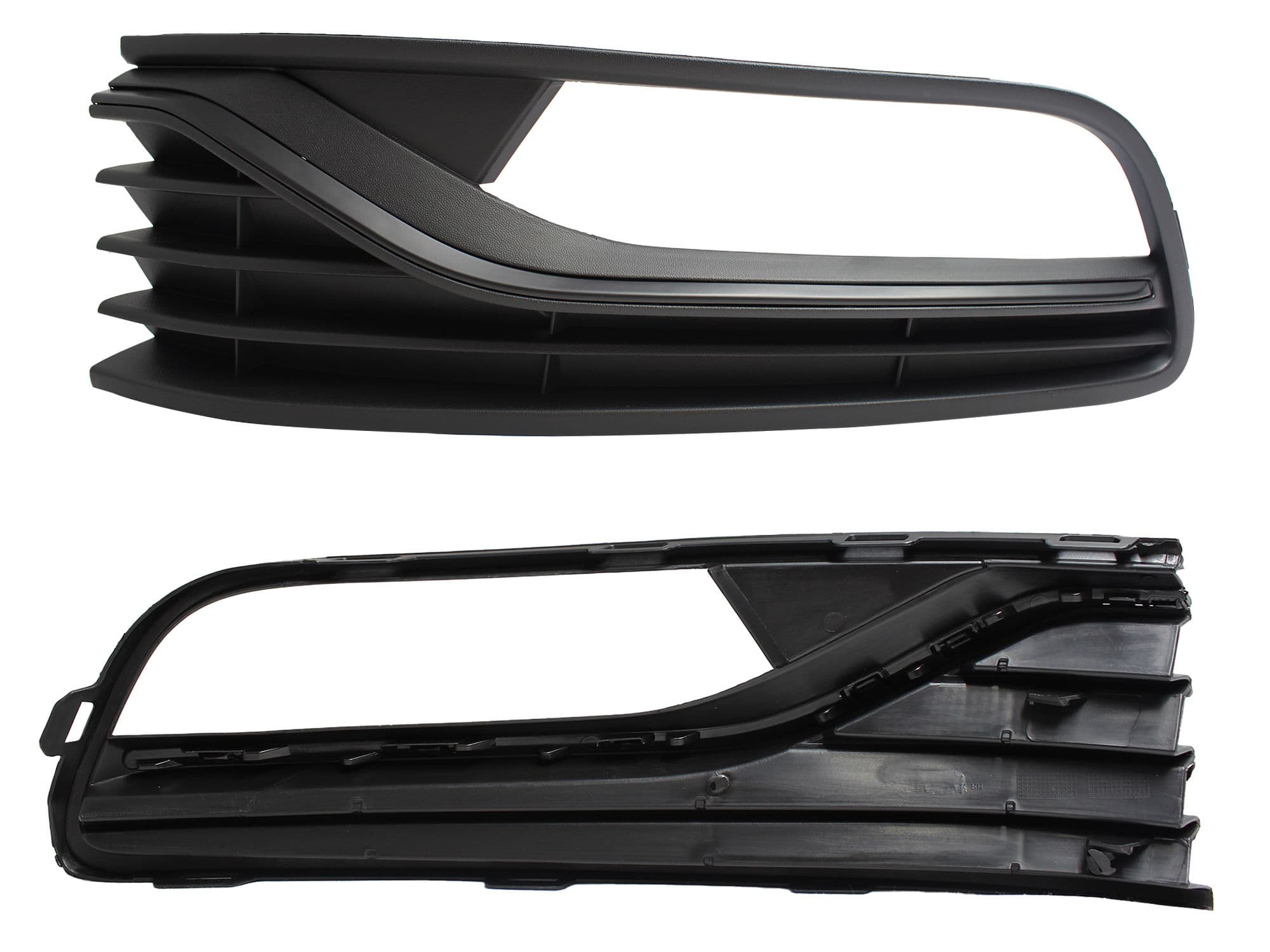 Rejilla Izquierda Volkswagen POLO 2015-2019 Con Hoyo Para Faro Con Filo Negro