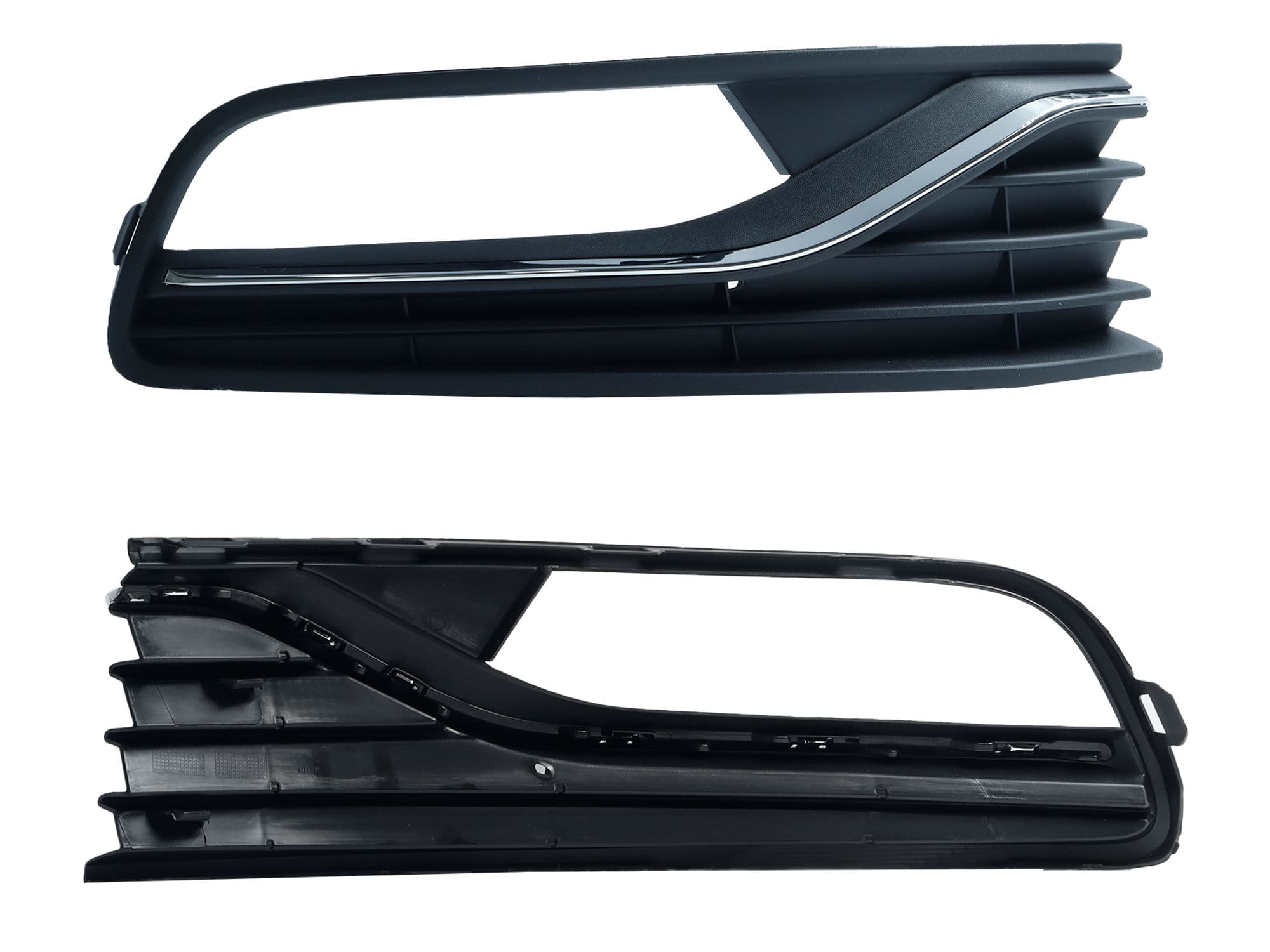 Rejilla Derecha Volkswagen POLO 2015-2019 Con Hoyo Para Faro Con Filo Cromado