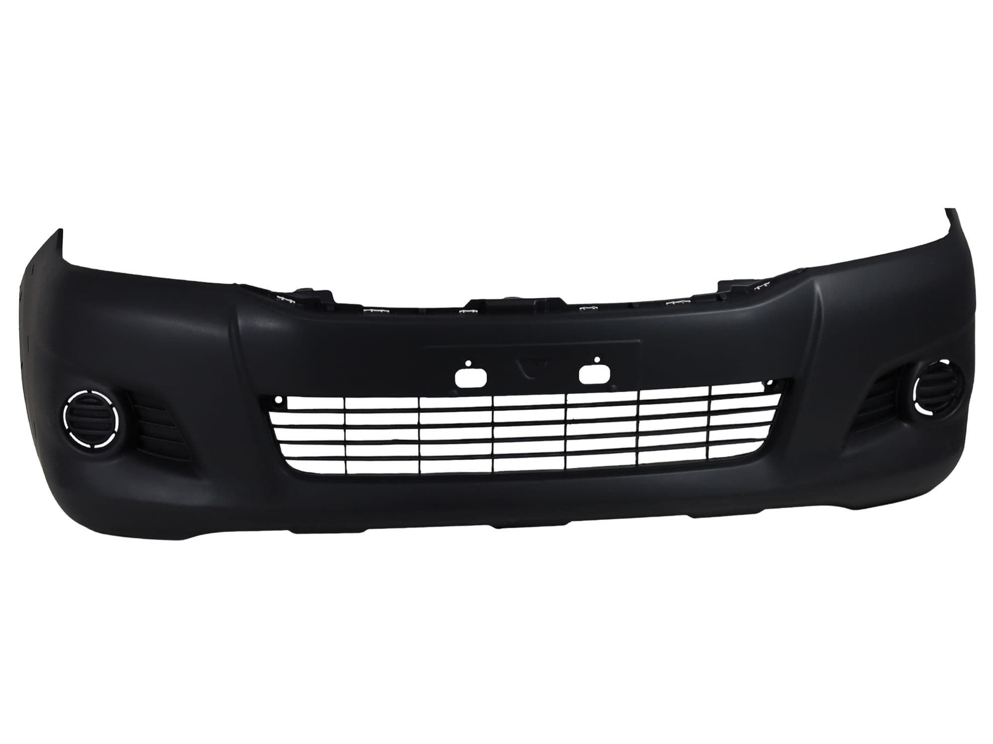 Facia Delantera Sin HOYO Para FARO Con HOYO Para Moldura Con Rejilla Central TOYOTA HILUX 4WD 2012-2015