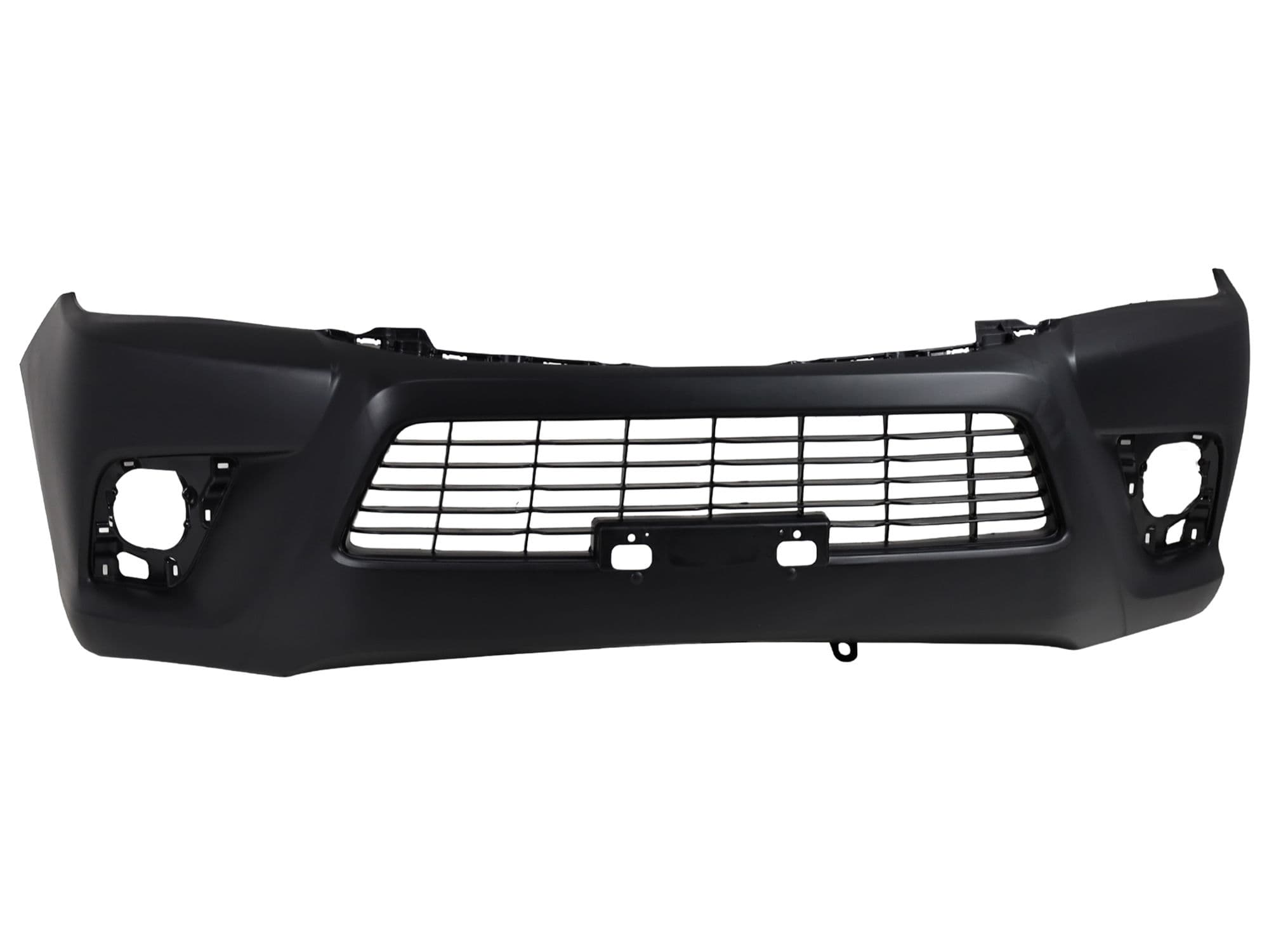 Facia Delantera Con HOYO Para FARO Corrugada Con Rejilla Central TOYOTA HILUX 2WD 2016-2020