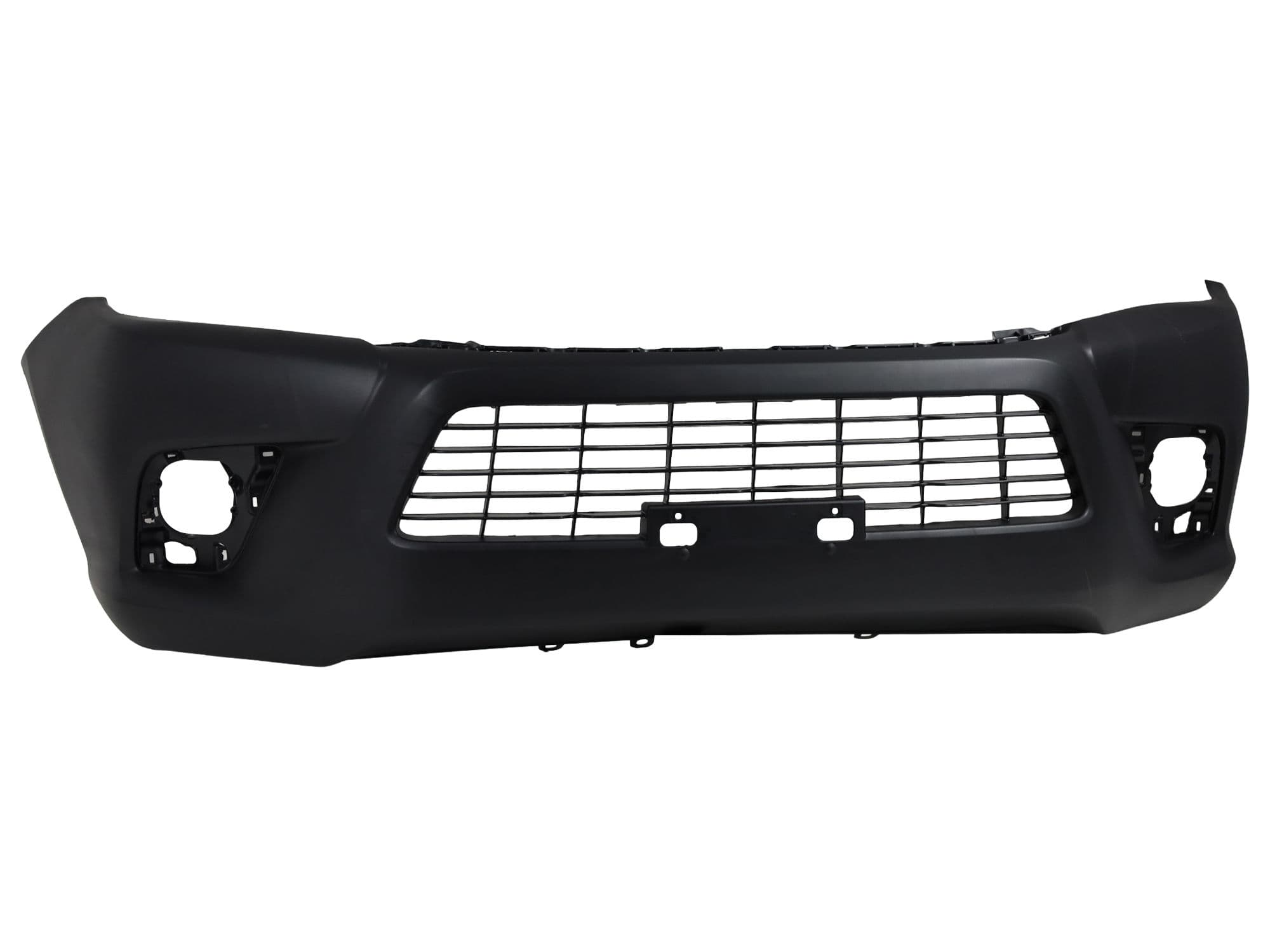 Facia Delantera Con HOYO Para FARO Corrugada Con Rejilla Central TOYOTA HILUX 4WD 2016-2020