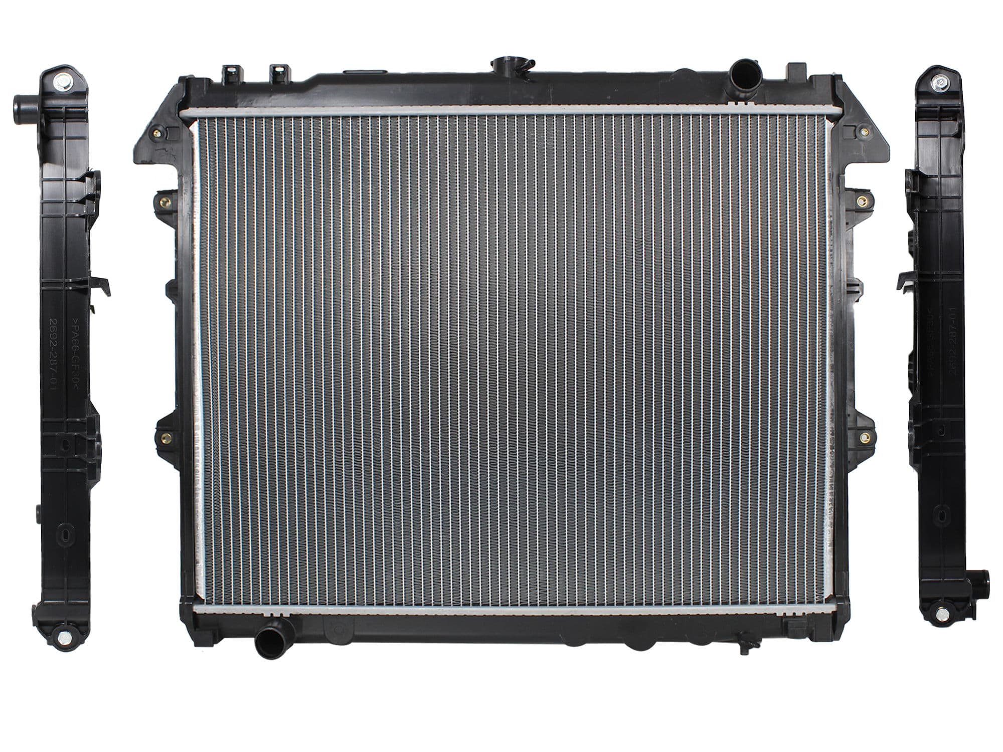 Radiador Toyota Hilux 2.7L 2006-2015 Con Aire Standard Soldado