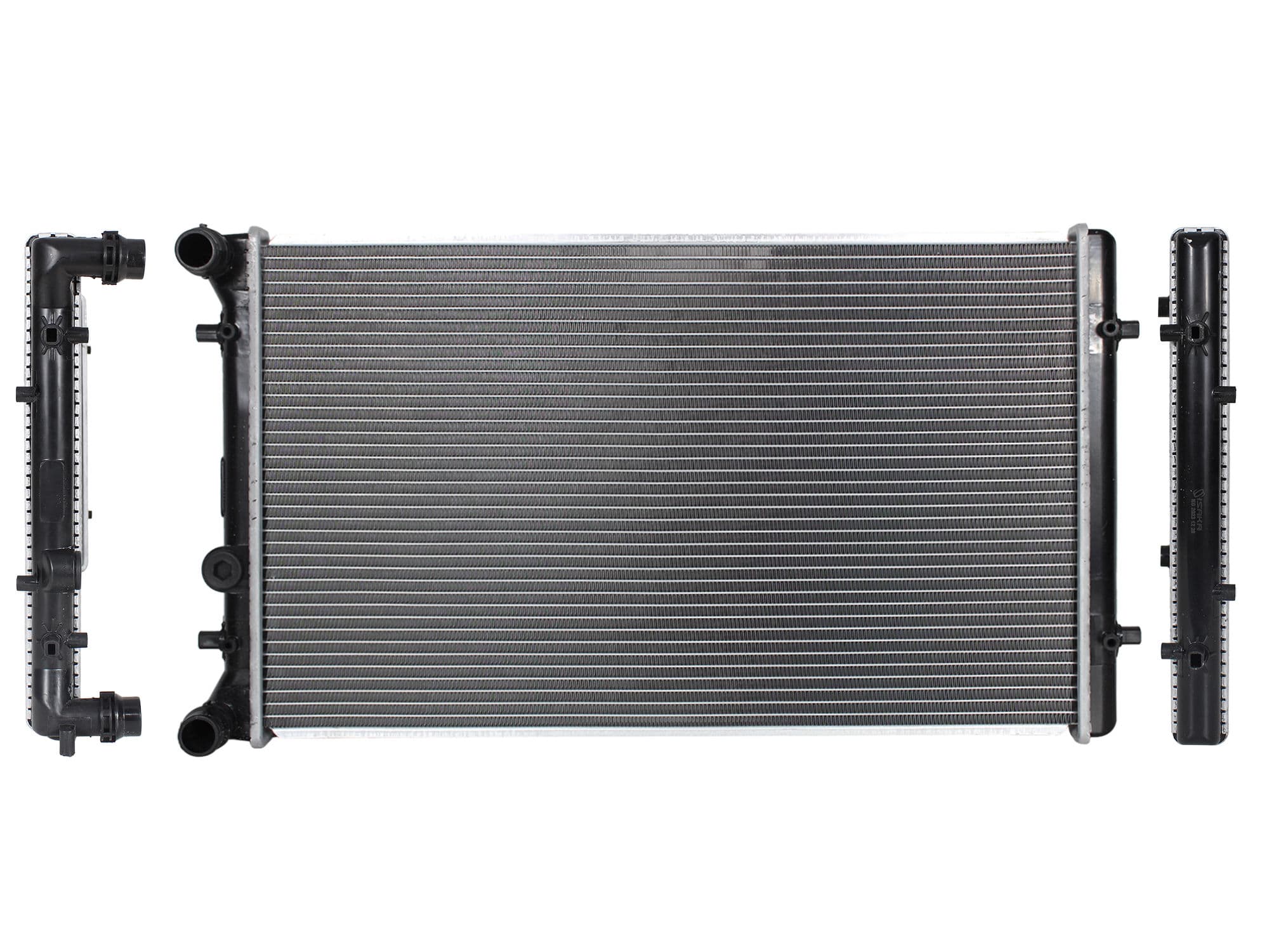 Radiador Volkswagen Jetta/golf A4 Turbo 1.8L 1999-2007 Motor Gasolina Con Aire Standard Soldado
