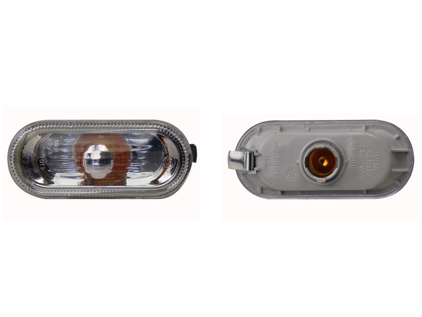 Cuarto Salpicadera Volkswagen Jetta / Golf A4 / Clasico 1999-2015 Ámbar