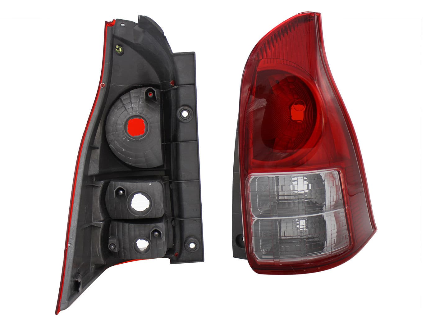 Calavera Derecha Toyota Avanza 2012-2015 Sin Arnés Rojo Blanco