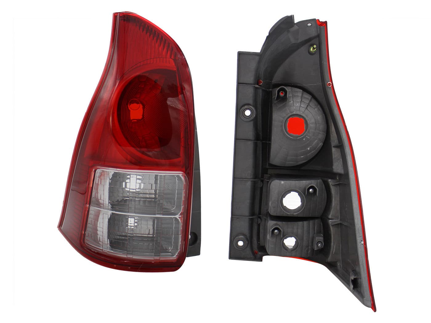 Calavera Izquierda Toyota Avanza 2012-2015 Sin Arnés Rojo Blanco