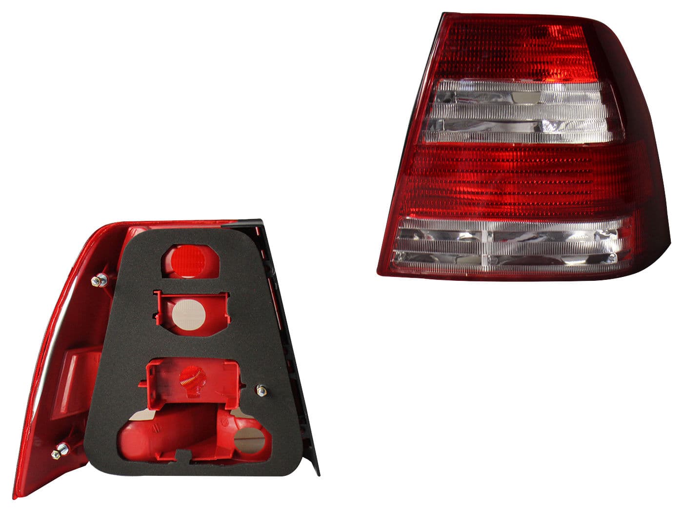 Calavera Derecha Volkswagen Jetta A4 2004-2007 Sin Arnés Rojo Blanco