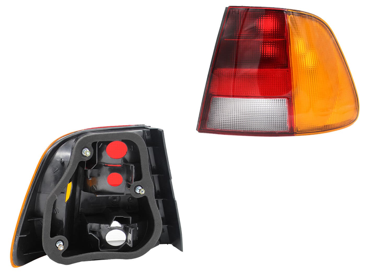 Calavera Derecha Volkswagen Derby 1998-2000 Sin Arnés Rojo Blanco Ámbar
