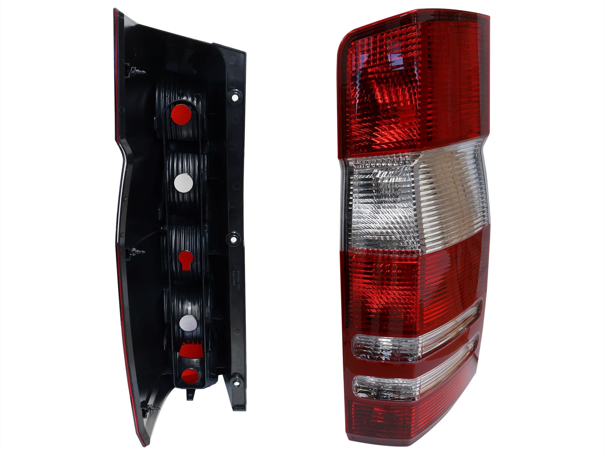 Calavera Derecha Mercedes BENZ Sprinter 2008-2019 Sin Arnés Rojo Blanco