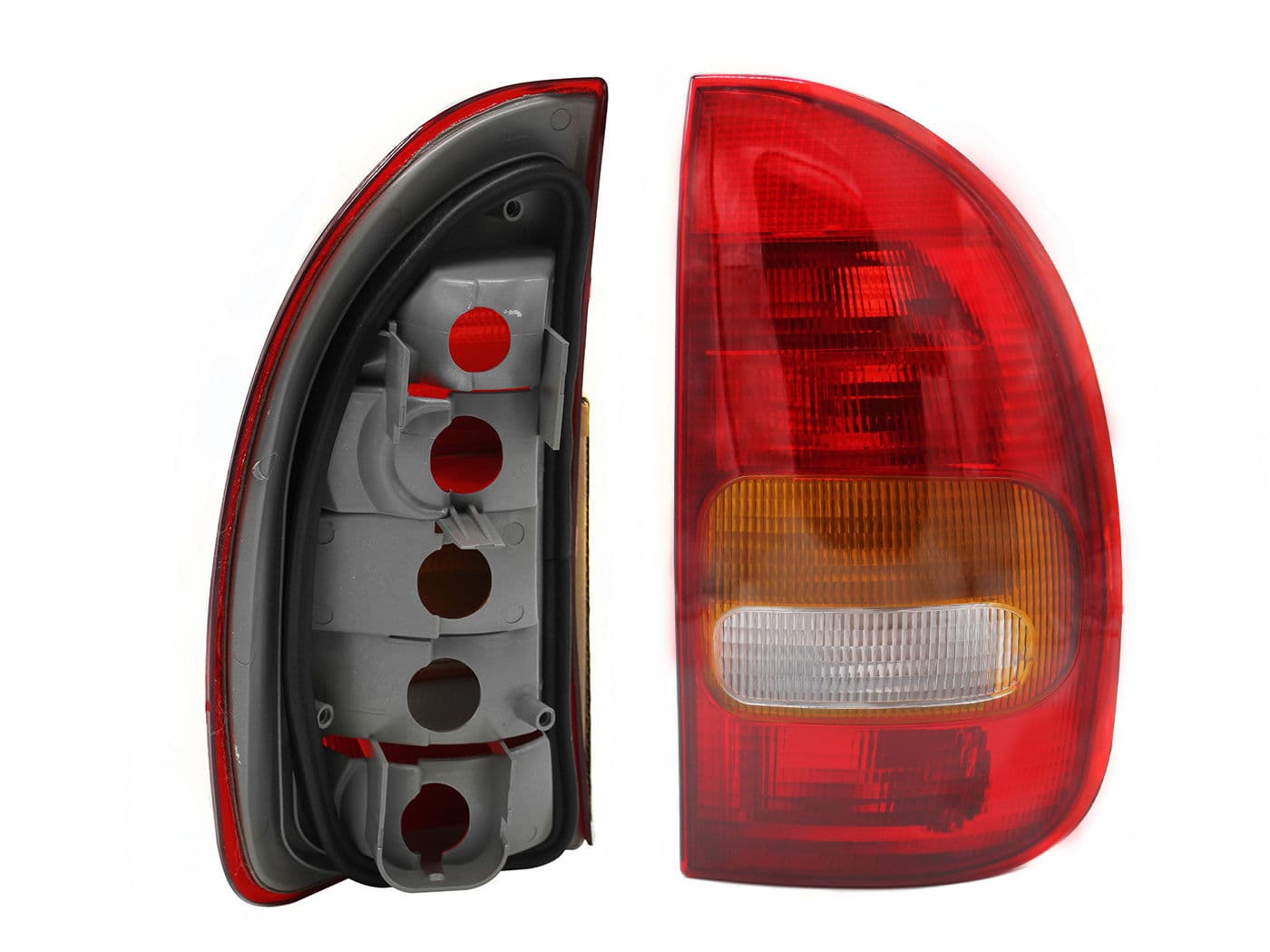 Calavera Derecha Chevrolet Chevy C-1 5 Puertas 1994-2000 Sin Arnés Rojo Blanco Ámbar