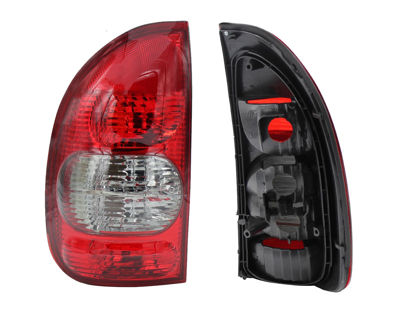 Calavera Izquierda Chevrolet Chevy C-1 5 Puertas 2001-2003 Sin Arnés Rojo Blanco