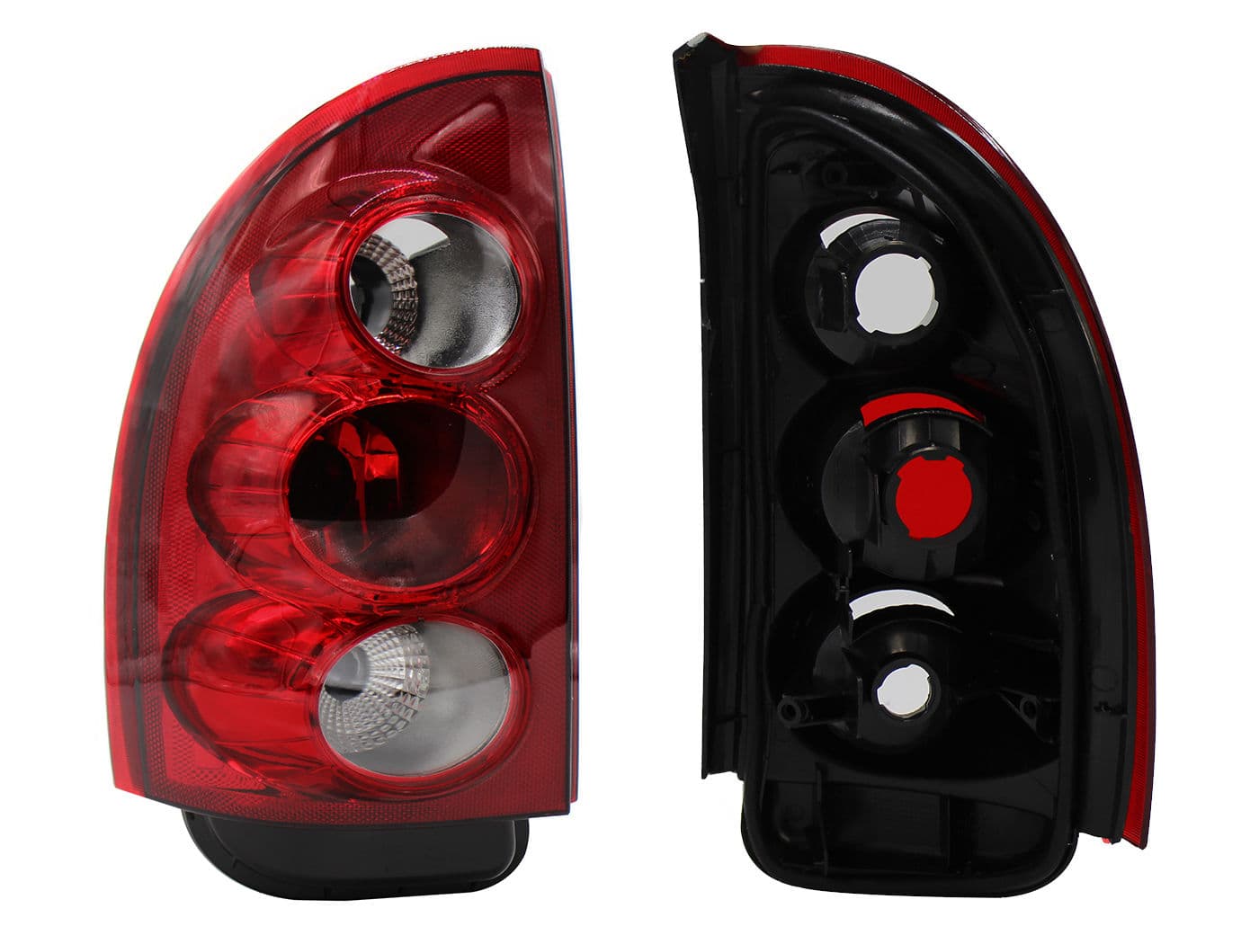 Calavera Izquierda Chevrolet Chevy C-2 5 Puertas 2004-2008 Sin Arnés Rojo Blanco