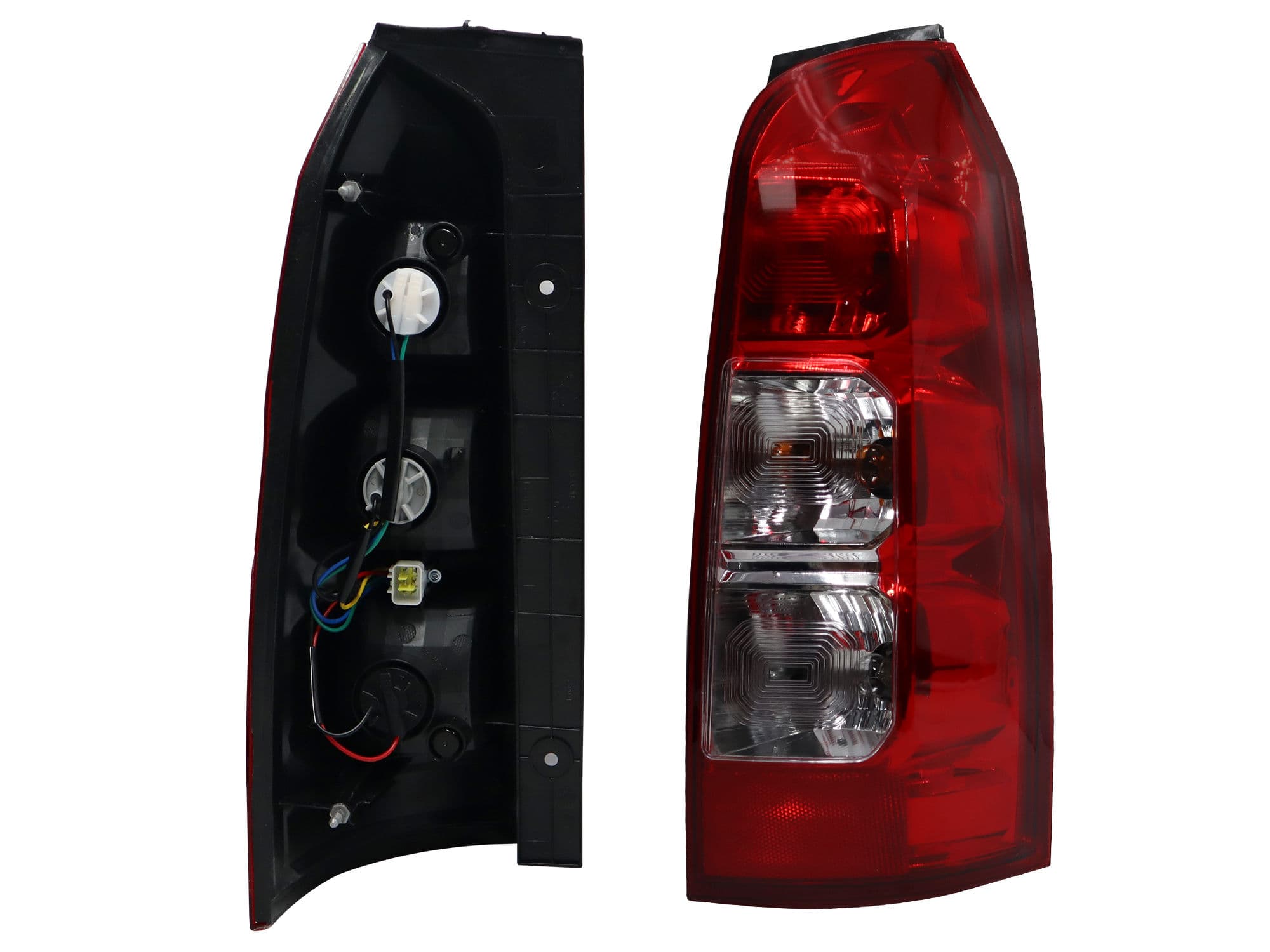 Calavera Derecha Chevrolet Tornado VAN 2021-2025 Con Arnés Clara Rojo Blanco