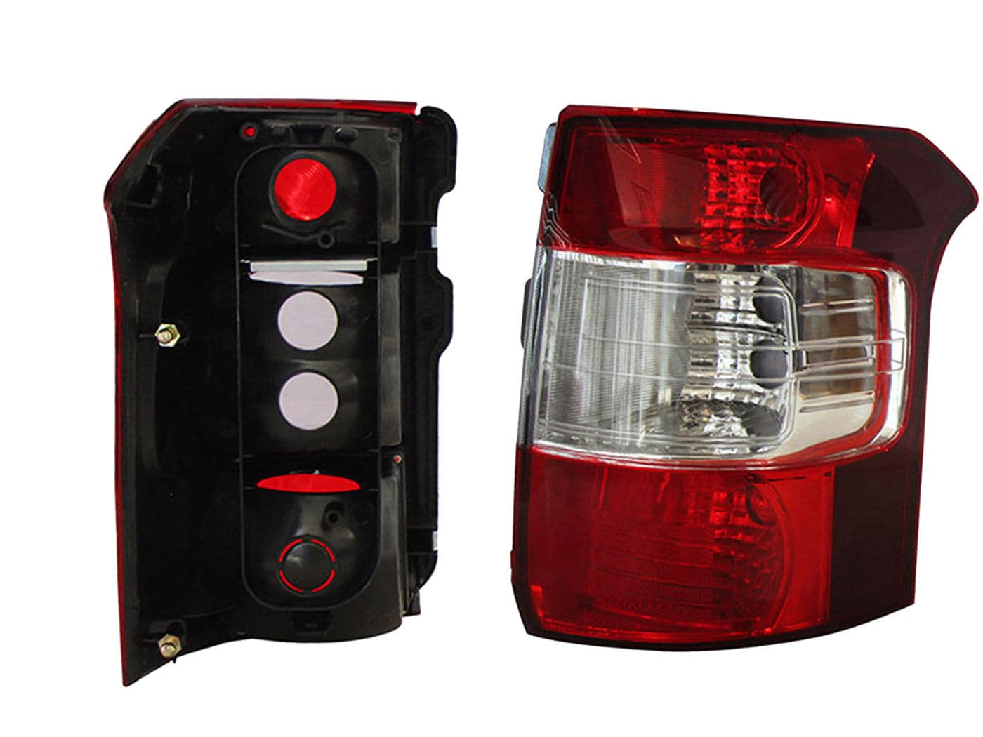 Calavera Derecha Chevrolet Tornado 2012-2020 Sin Arnés Clara Rojo Blanco